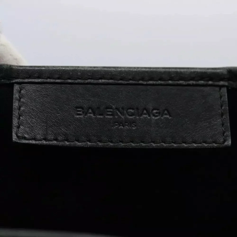 AUTHENTICITY GUARANTEED BALENCIAGA Tote Bag Canvas White Black - Picture 10 of 16